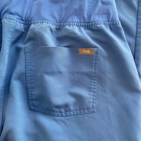 Figs Technical Collection Zamora Jogger Scrub Pants Womens Size XL P Ceil Blue - Picture 4 of 7